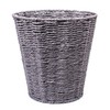 woodluv Round Waste Paper Basket Bin - Rubbish Bin for