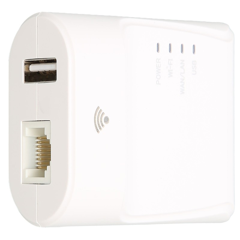 Wireless USB Print Server 10/100Mbps Adaptive 480Mbps Transmission Small Size