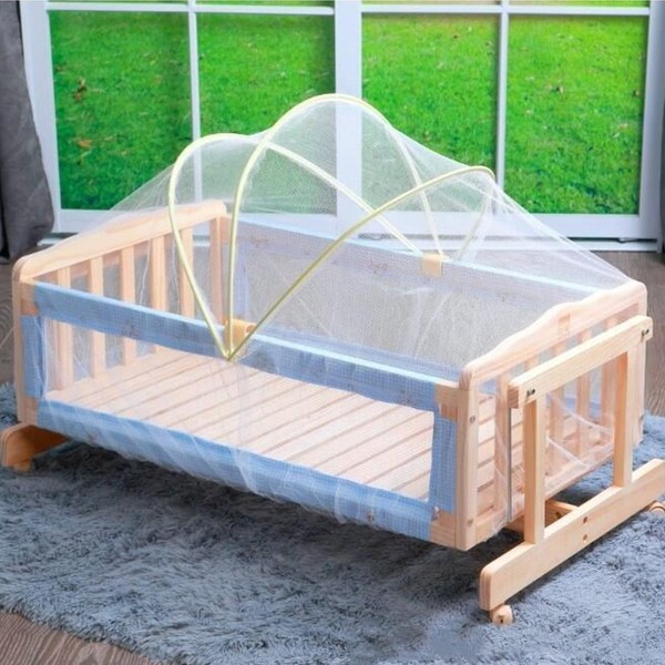 Baby Bed Mosquito Net Arch Mosquito Insect Net Cover Fine Mesh Safety Net for 100 * 60cm Baby Cot Portable Durable Cot Tent Net Anti-Mosquitoes for Baby Cots Cribs Cot Bed Baby'S Good Sleep