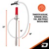 Deway Automatic Fuel Transfer Small 15" Pump with Auto-Stop &
