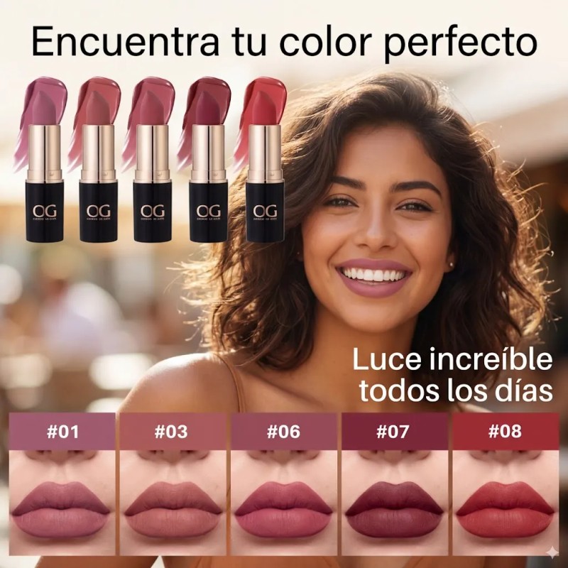 OG Premium Moisturizing Matte Red Lipstick – Long-lasting, Elegant Finish
