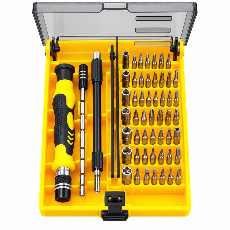 45-in-1 Magnetic Precision Screwdriver Set – Multi-Bit Repair Tool Kit