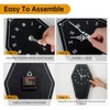 Coffin Wall Clock, Gothic Decor Wall Hanging Clock for Living
