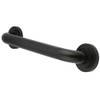Kingston Brass DR414165 Designer Trimscape Manhattan Decor 16-Inch Grab Bar