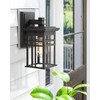 Zeyu 2 Pack Outdoor Wall Sconce, Exterior Wall Mount Light