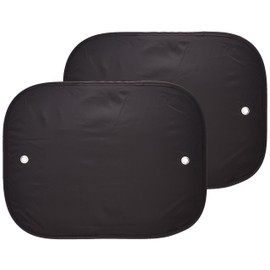 cretom SA302 One-touch Light Shade, Wide, Folding Shade, 24.0 x 19.2 inches (610 x 485 mm), Black