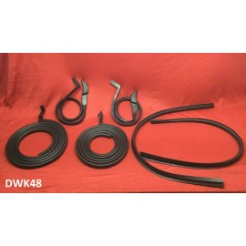 TOP QUALITY 1948-1952 FORD TRUCK 6 PIECE DOOR WEATHERSTRIP SEAL SET LEFT & RIGHT - PREMIUM!