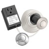 Moen Chrome and Spot Resist Stainless Air Switch With Controller,