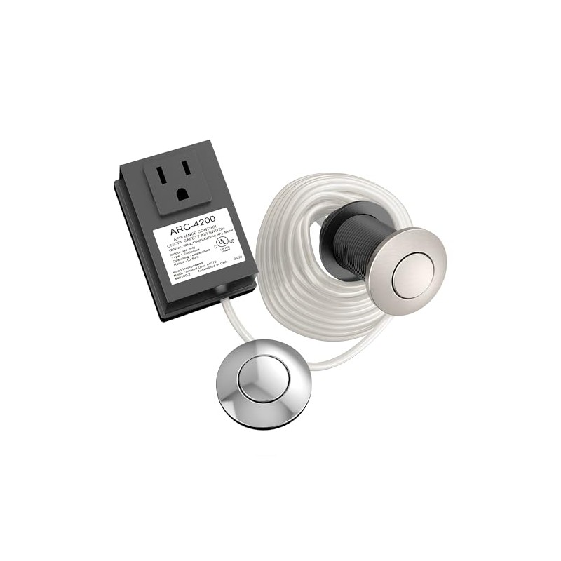 Moen Chrome and Spot Resist Stainless Air Switch With Controller,