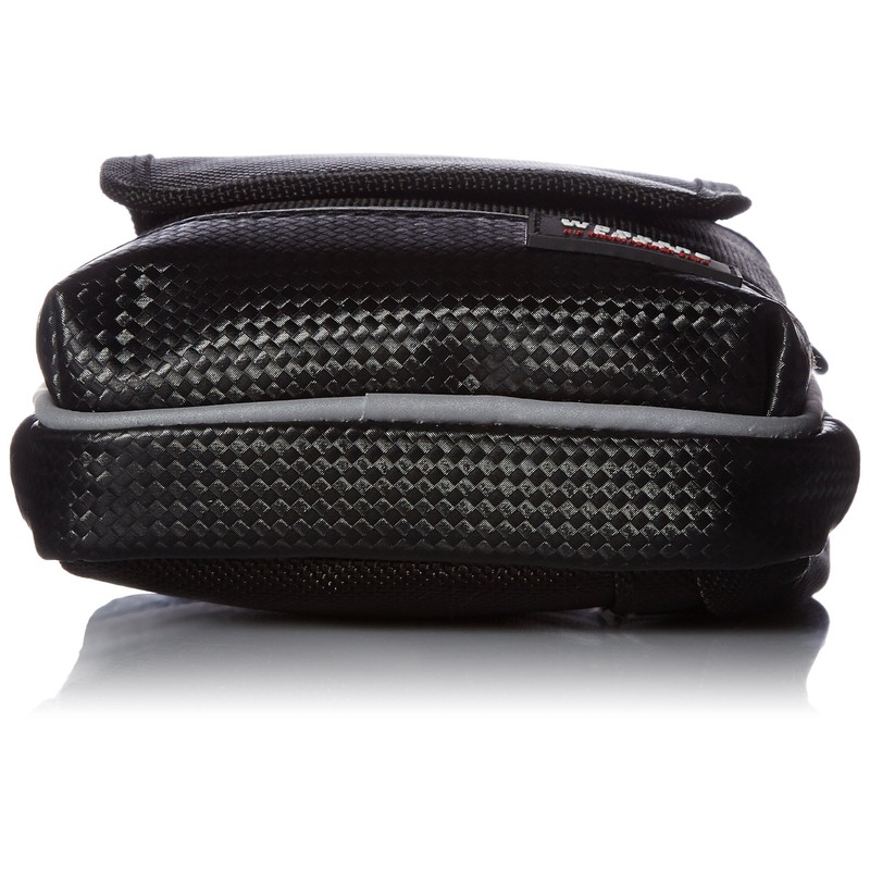 Bowken Club RF-104 Pouch, Small Case with Reflective Lines, Black