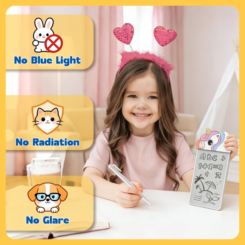 5.5" Magnetic Drawing Board for Kids - Reusable Doodle Tablet