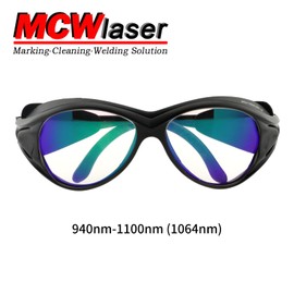 MCWlaser Laser Safety Goggles 1064nm Reflective Type Laser Protective Glasses Eyewear For YAG Fiber Laser Marking Cuttinge Inner carving EP-24