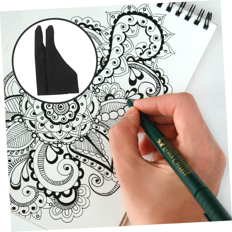 MAGICLULU 4Pcs Finger Guard Gloves Sweat Dirt Protection for Painting