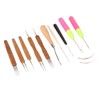 12pcs Dreadlocks Tool Set Dreadlocks Crochet Hook Hair Locking Tool
