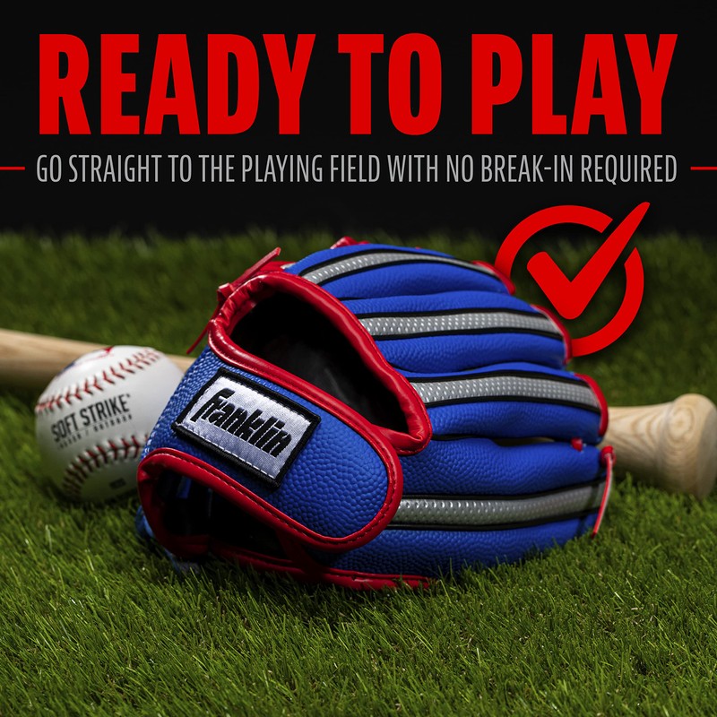 Franklin Sports Air Tech Foam Baseball Glove and Ball Set