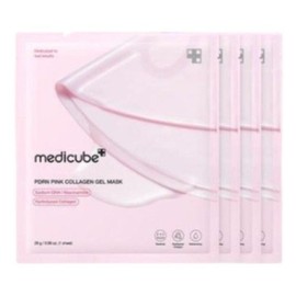 Medicube PDRN Pink Collagen Mask Pack 28g 4 sheets (51641696) Basic / 메디큐브 PDRN 핑크 콜라겐 마스크팩 28g 4매 (51641696) 기본