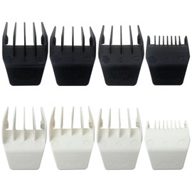 UPGRADED 8 Pack Clipper Guards Replacement For Wahl Peanut Trimmers 8035, 8685-1401 and 8663
