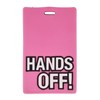 Hands Off Pink Novelty Luggage Suitcase ID Address Travel Tag