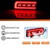 ADIIL Red LED Lens Bumper Reflector Tail Brake Lights Sequential