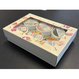 AROMA GLOWS Body Butter Signature Set Fragrance Set of SIX 50ml 1.7 oz Fragrance Cream by Aroma Concepts Shea Butter Infused AROMA GLOWS Scented