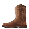 ARIAT Mens Groundbreaker Square Toe Work Boot, Brown, 8.5 US