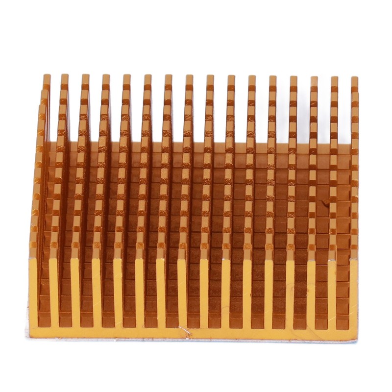 8Pcs Cooling Fins Aluminum Alloy Power Radiator Slotted Heatsink for