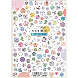 Sha-Nail pro ネイルシール フリッカドット (カラフル)