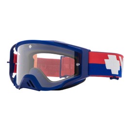 SPY Foundation 3200000000009 Large/Extra Large Fit Bolt USA/HD Clear Ski Goggles for Men for Women + BUNDLE with Designer iWear Eyewear Kit