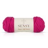 Sensy Super Soft Saver Yarn, 3.5 oz, 190 Yards, Gauge