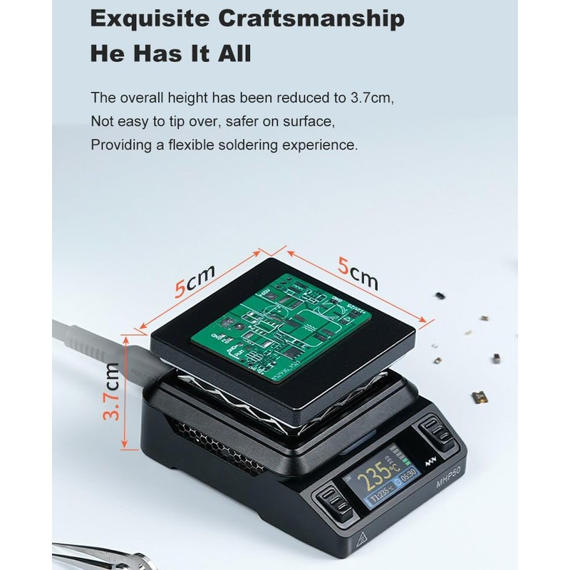 Aluminium Mini Heating Hot Plate Preheater Station MHP50-A5