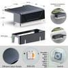 LIANGLOME 12PK Solar Fence Lights Outdoor Waterproof LED - Warm
