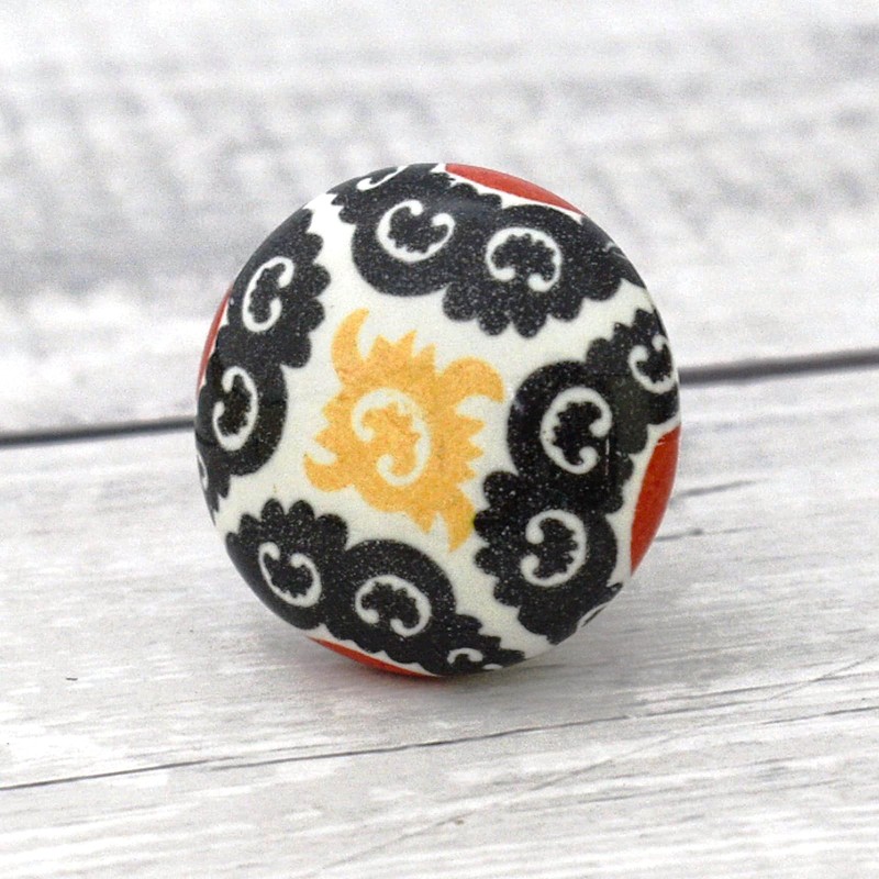 ARTISNO Ceramic Knobs Kitchen Cabinet Drawer Knobs Hardware Knobs Handmade