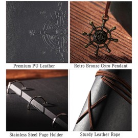 Ettonsun Coin Collection Book Holder for Collectors, 200 Pockets Coin Collecting Album & 30 Sleeves Paper Money Currency Display Storage Case for All Coin Collection Supplies (Black)