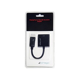 Cirago DisplayPort to VGA Active Adapter (DPA1011),Black