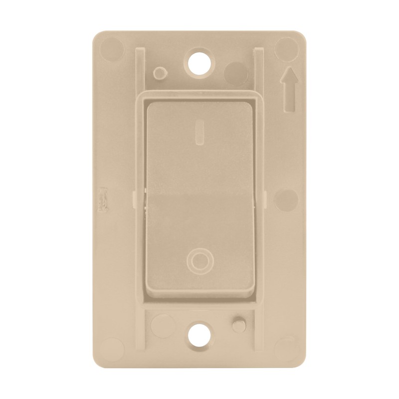 Leisure LED Modern Single SPST On-Off Switch with Bezel, 12-Volt,