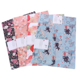 SEWACC 4sets DIY Vintage Chinese Style Writing Paper and Illustrated Envelope Kit for Students Fresh Printing Note Paper for Letters and Creative Notes