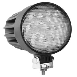 Primelux 6.5 Inch LED Tractor Light - 65W 5850lm High-Output 12-24V Oval LED Work Lights, Flood Beam Pattern & Pedestal Mount, Compatible with John Deere Tractors, Agriculture and Construction (1 Pcs)