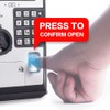 LIKE Toy Piggy Bank Safe Box Fingerprint ATM Bank Savings