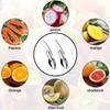 DMZK 2Pcs Fruit Cutting Spoon, 2 in 1 Reusable Avocado