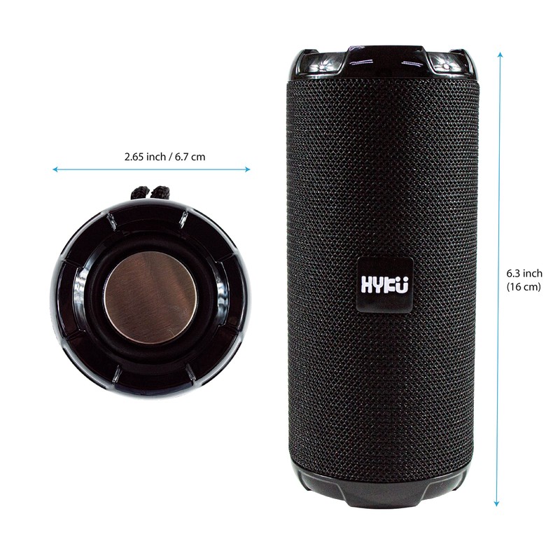 HYKU TG-621 Portable Bluetooth Speaker with Handsfree Calling Mic, Waterproof,