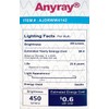 Anyray 2-LEDs JDR Light Bulbs Dimmable 120V - Red Color