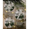 18 Ornamentos navideños, Cristales para arbol de Navidad