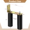 ForoGore 2 Pack 6" Slide Gate Guide Roller with L-Bracket
