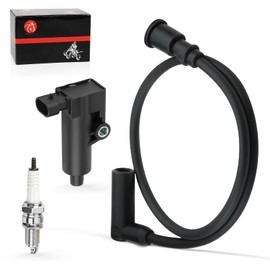 Ignition Coil Spark Plug W/Wire For Spire Massimo Gunner 250 MTD Challenger Axis 500 MSU Bighorn Coleman 400 500 Bennche Cowboy Hisun 250 400 450 500