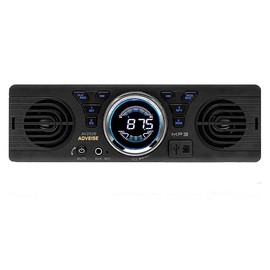 BOOMBOOST AV252 12V Car SD Card Car Radio Stereo MP3 Radio Built-in Speakers With Bluetooth Host Speakers