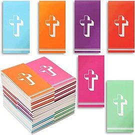 Colorful to Do List Mini Notepads for Kids, Cross Design Notebooks (2x5 in, 36 Pack)