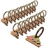 Eapele 20pcs Steel E-Track O Ring Tie-Down Anchors, Secure Cargo