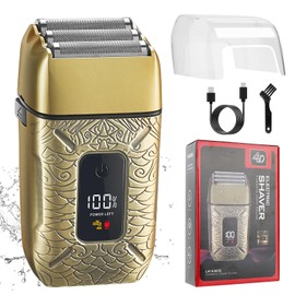 Dumite Electric Shavers for Men,Waterproof Powerful Motor Electric Razor,Head Shavers for Bald Men,Triple Foil Beard Trimmer,Barber Supplies LED Displays & USB Charging Shaver, Gifts