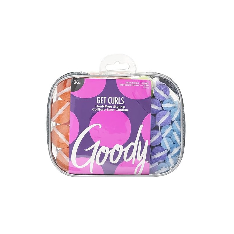 Goody Styling Essentials Foam Hair Roller, Mega Pack, 36 Count