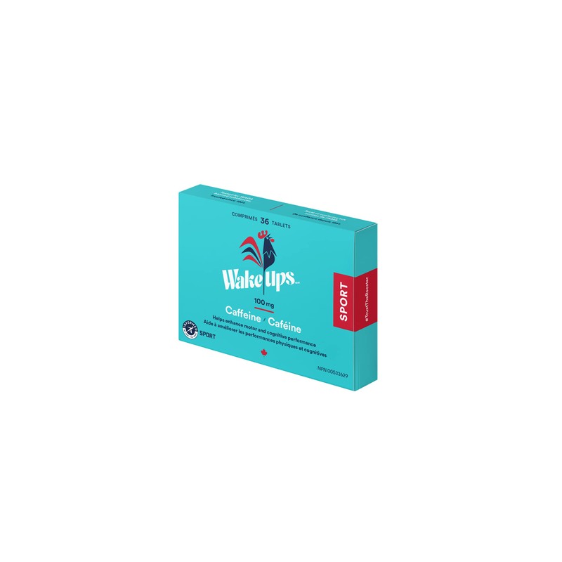 Wake-Ups Sport Certified 100mg Caffeine 36-Tablets (Pack of 6)